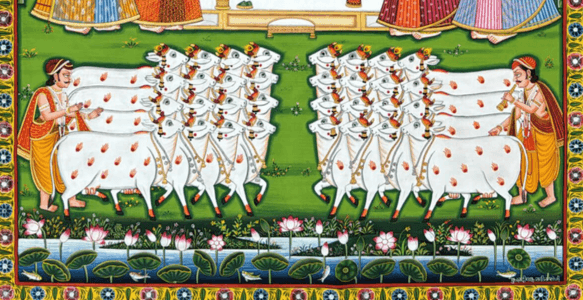    The Craftsmanship Behind Cow Pichwai Paintings