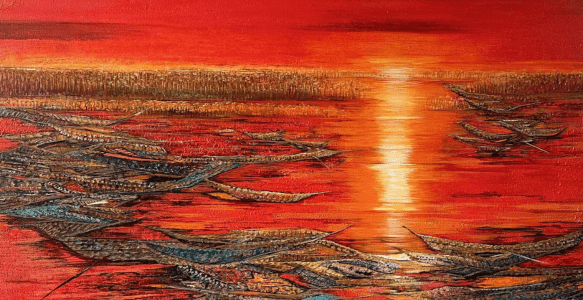 Abstract Landscape Paintings: The Fusion of Nature and Imagination