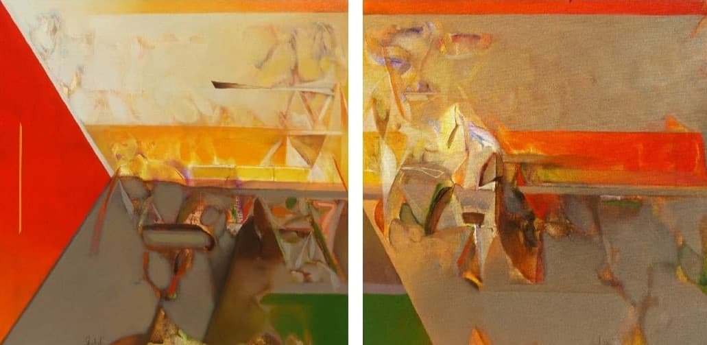 Dusk Drinks the Orange Flame by Shrikant  Kadam