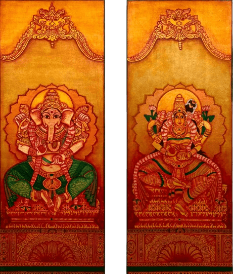 Ganapati and Lakshmi - Of Wisdom & Wealth by Arpitha Reddy