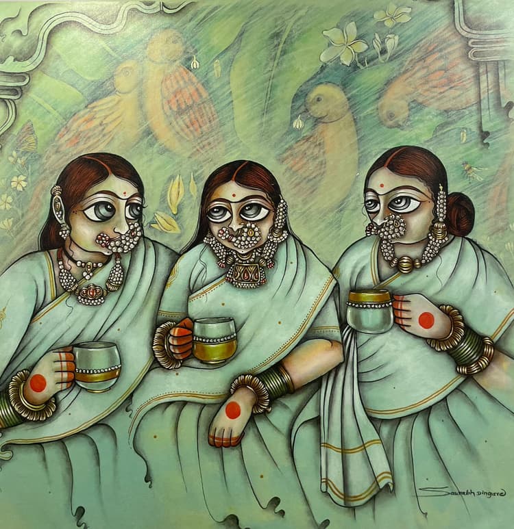 Three’s a Secret by Madalasa by Saurabh