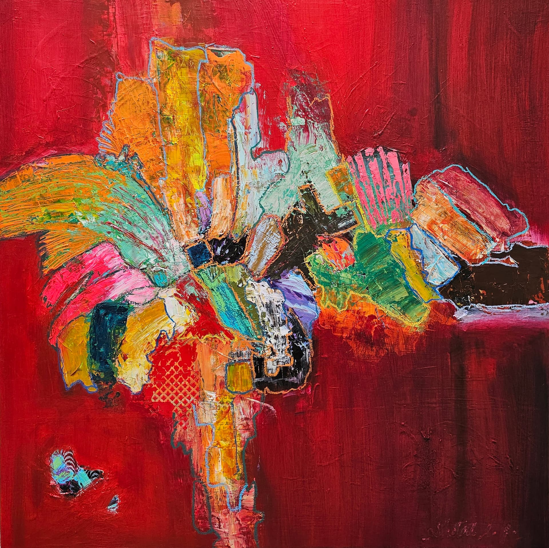 Blooming Burgundy by Sheetal Singh