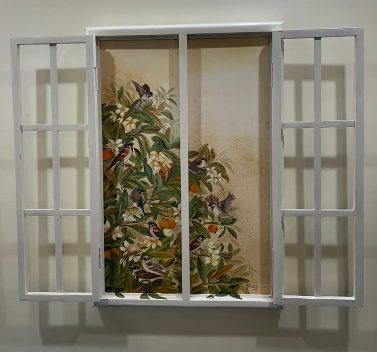 The Window Sings by Afza Tamkanat