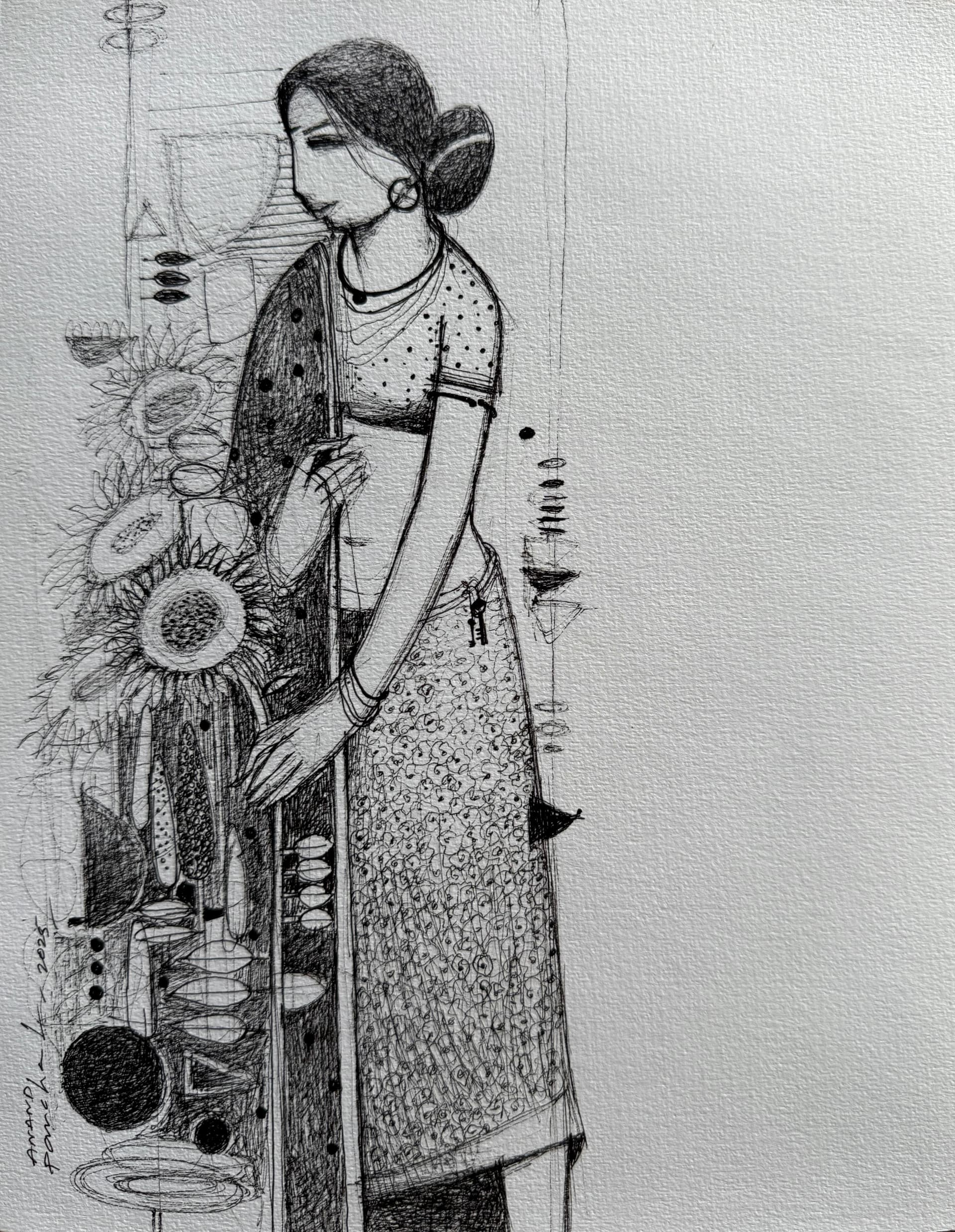 In the Fields of Her Silence - II by Anand Panchal