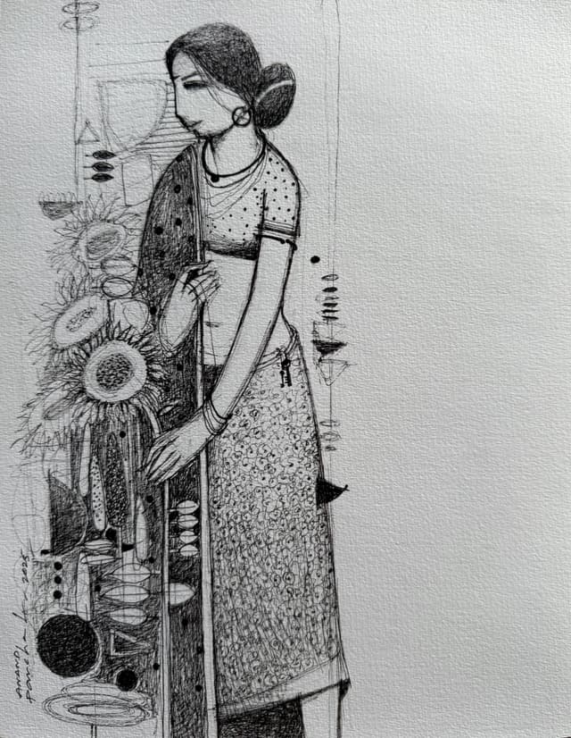 In the Fields of Her Silence - II by Anand Panchal