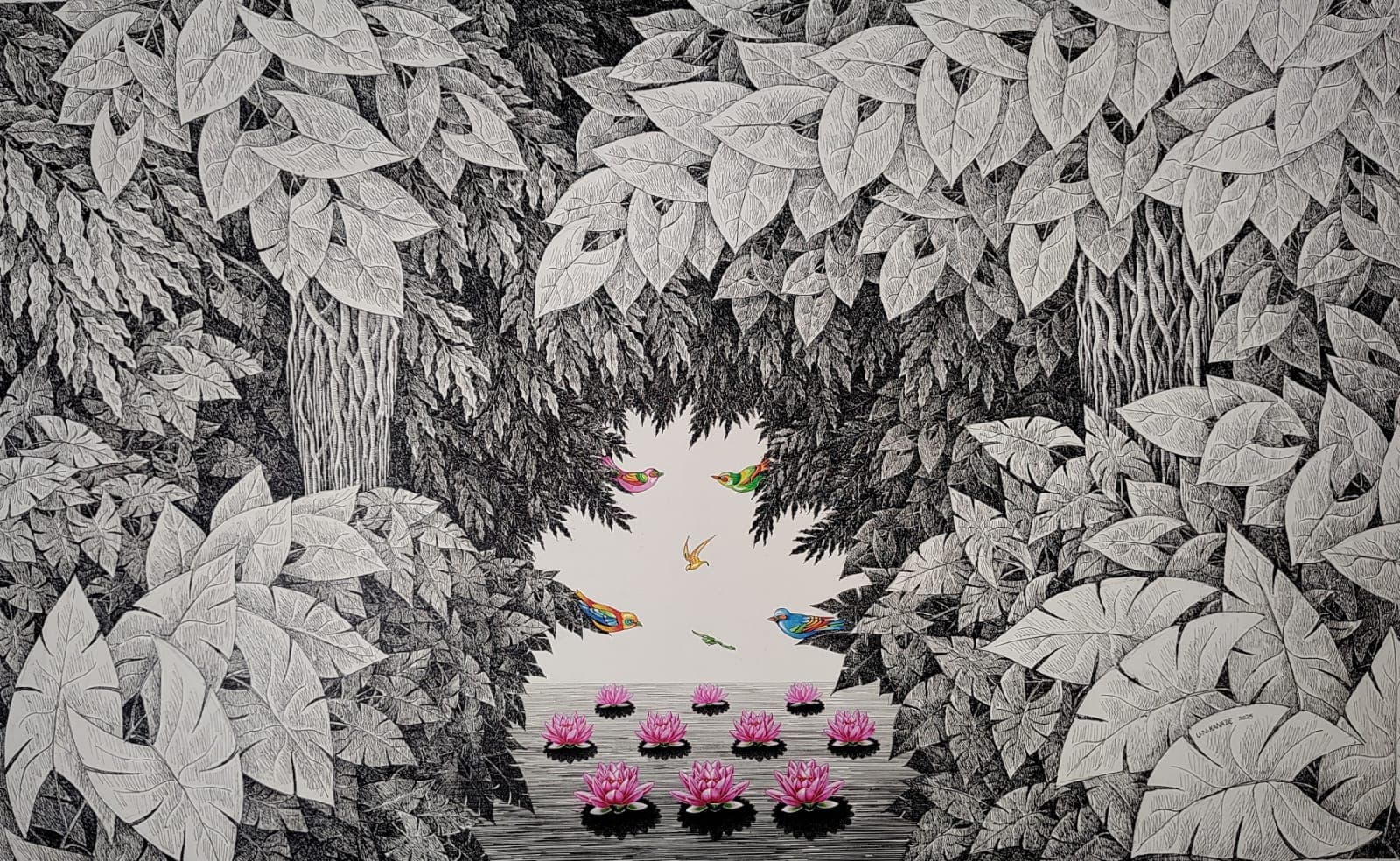 Whispers of the Hidden Grove by Umakant  Kanade