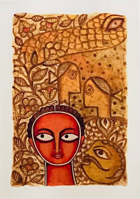 Presence and Absence - I by Meenakshi Jha  Banerjee