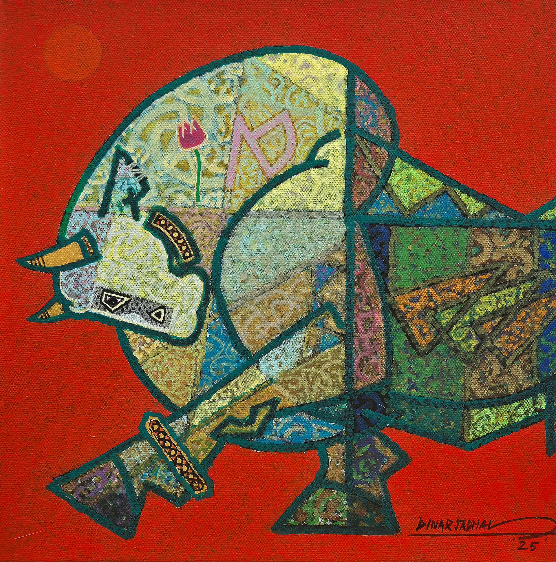 Feminine II by Dinkar  Jadhav