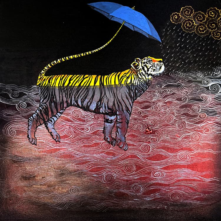 Echoes of Monsoon Night by Anup Kumar Chand