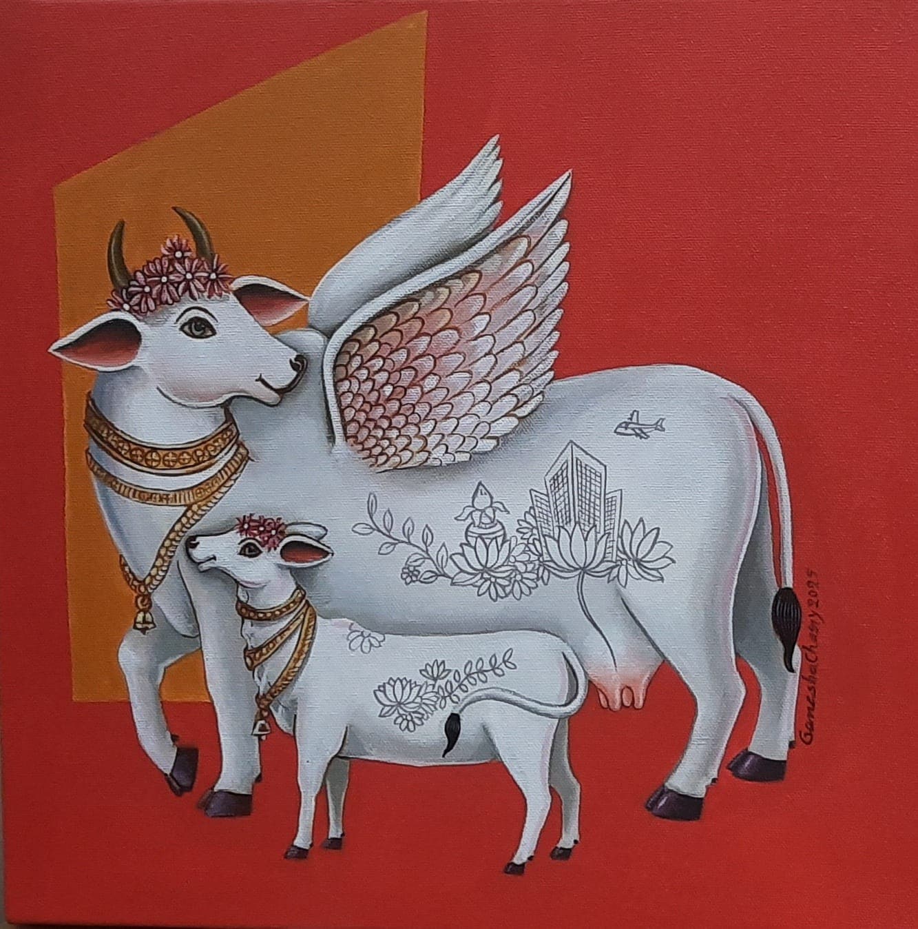 Kamadenu - II by G Ganesha Chary