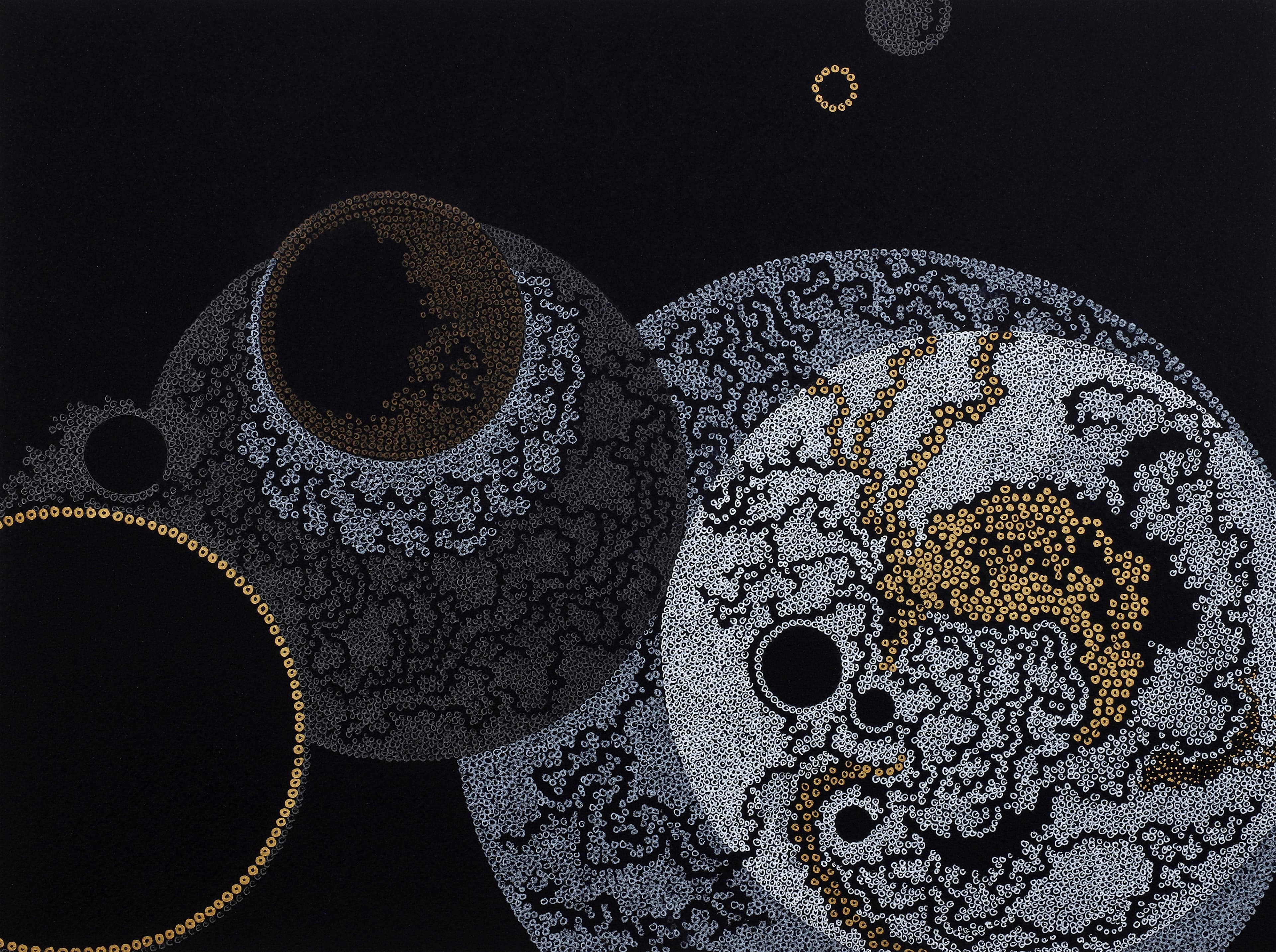 Moondust (Set of 3) by Sukanya Garg by Nitu Chhajer