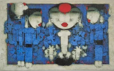 Earth Remembers Her Daughters by Basuki  Dasgupta