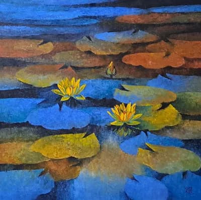 Lilies Beneath the Moon by Swati Kale
