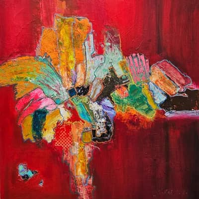 Blooming Burgundy by Sheetal Singh