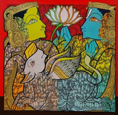 Vishnu Lakshmi by Ramesh  Gorjala 
