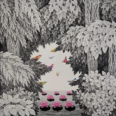 Where Silence Blossoms by Umakant  Kanade