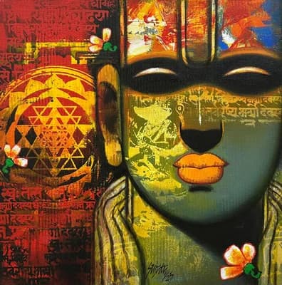 Enlightened Being II by Sujata Achrekar