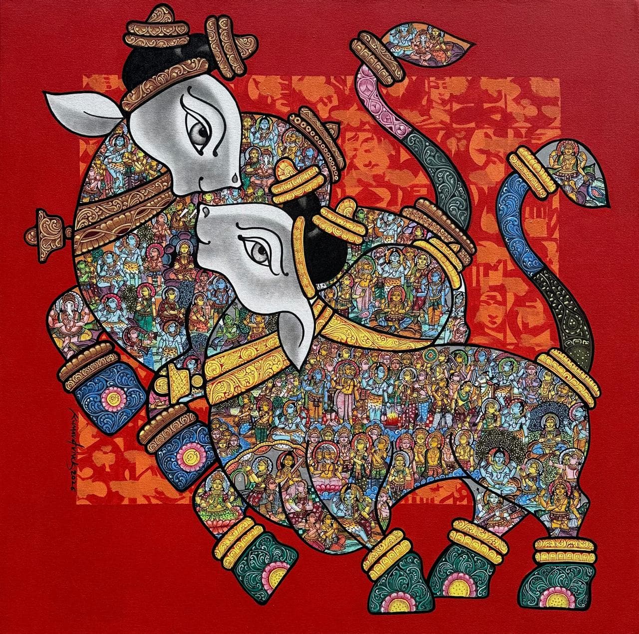 Nandi Bulls - IV by Vivek  Kumavat 