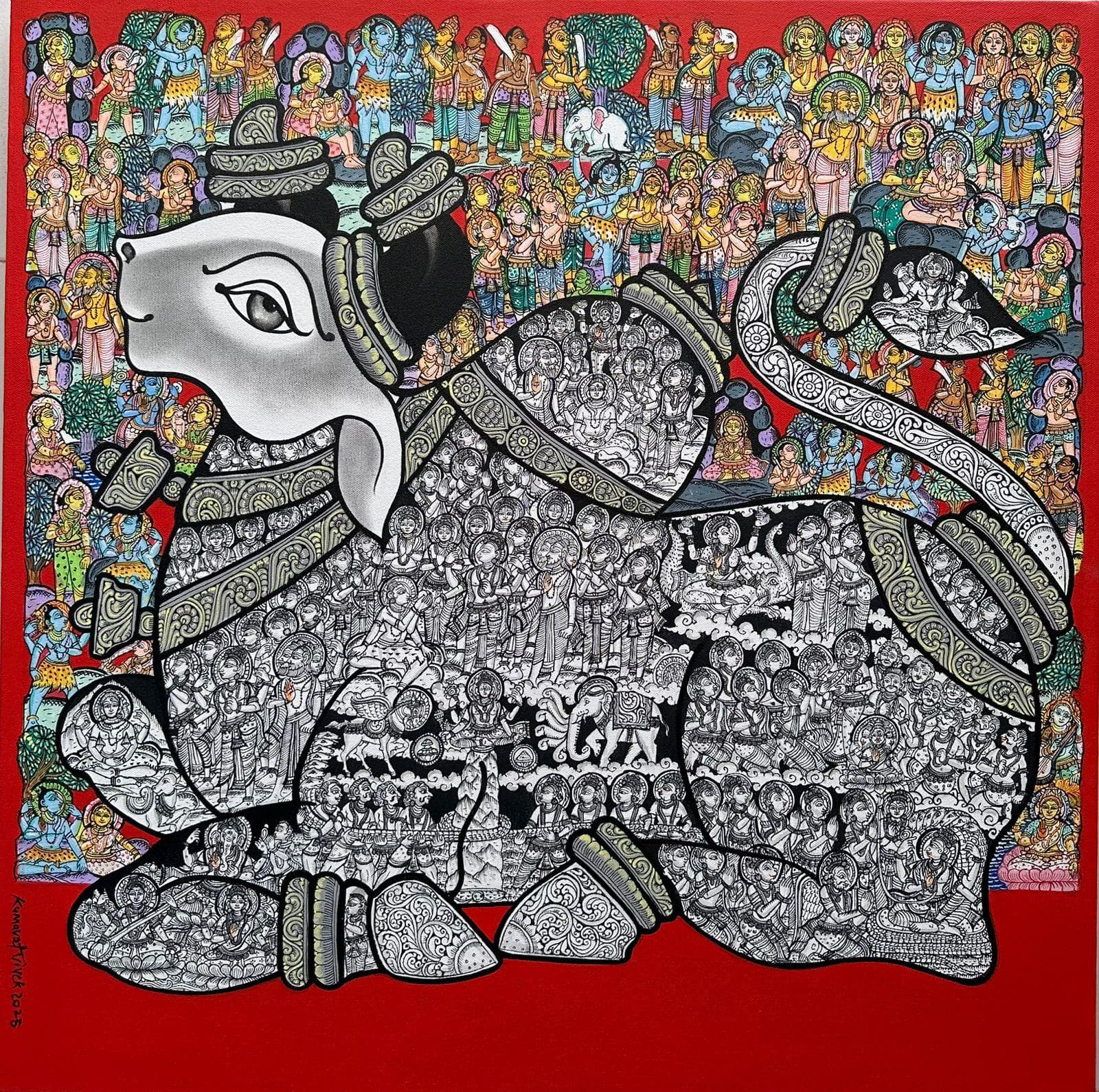Nandi Bull - V by Vivek  Kumavat 