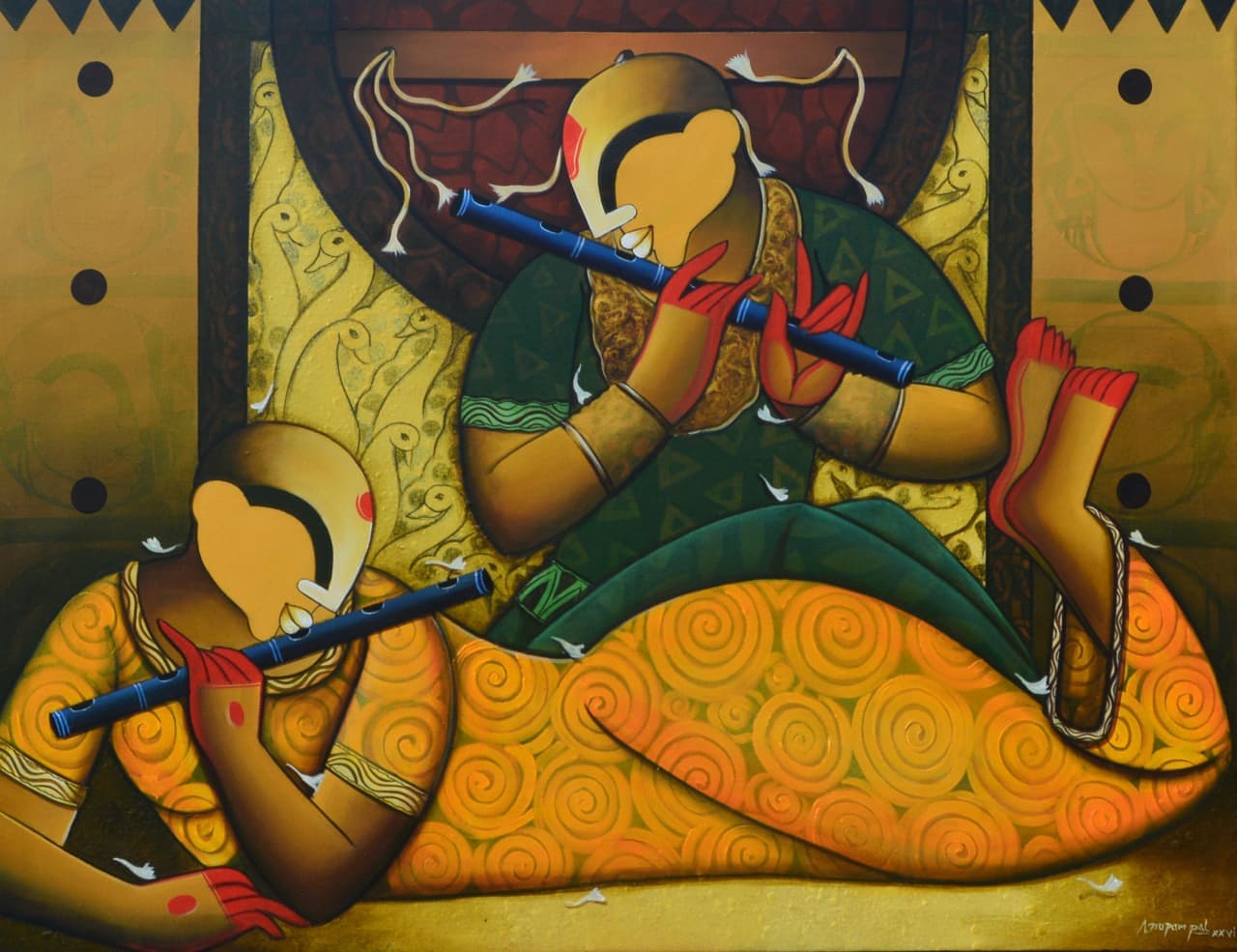 A Duet in Stillness by Anupam  Pal