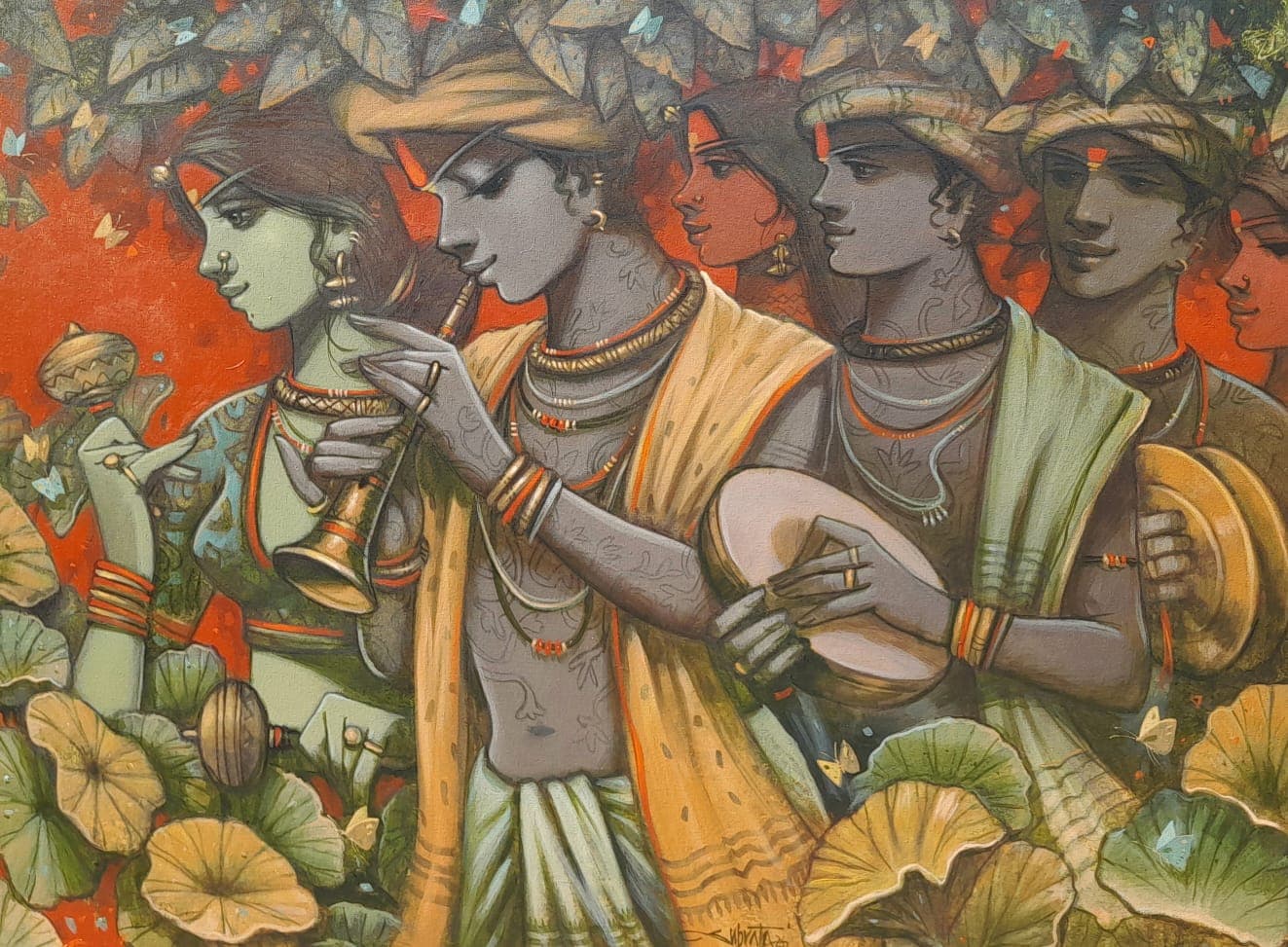 The Ones Who Followed the Song by Subrata  Das 