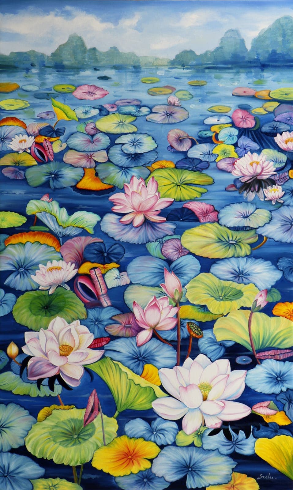 The Lake Kept Blooming by Sulakshana Dharmadhikari