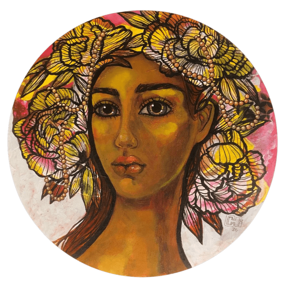 She Who Holds the Gaze - I by Suruchi  Jamkar