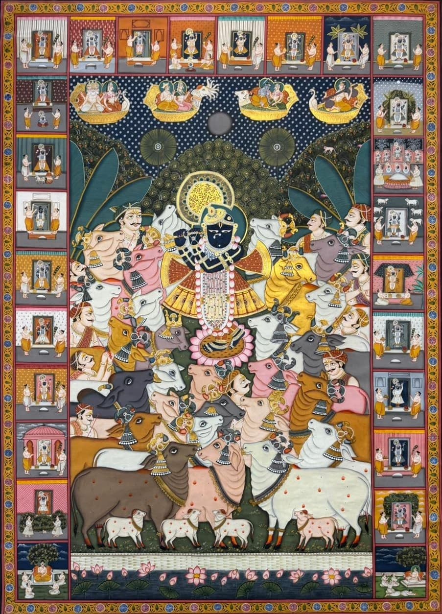 Gopashtami Pichwai with 24 Utsav by Kuldeepak Soni