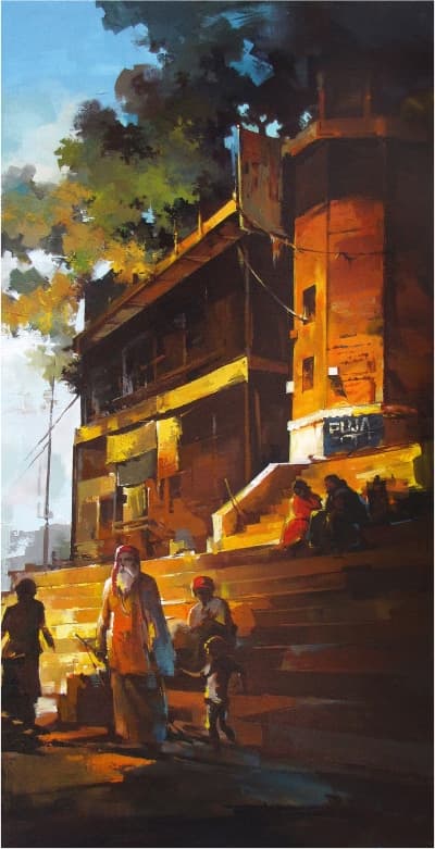 Acrylic Landscape Painting