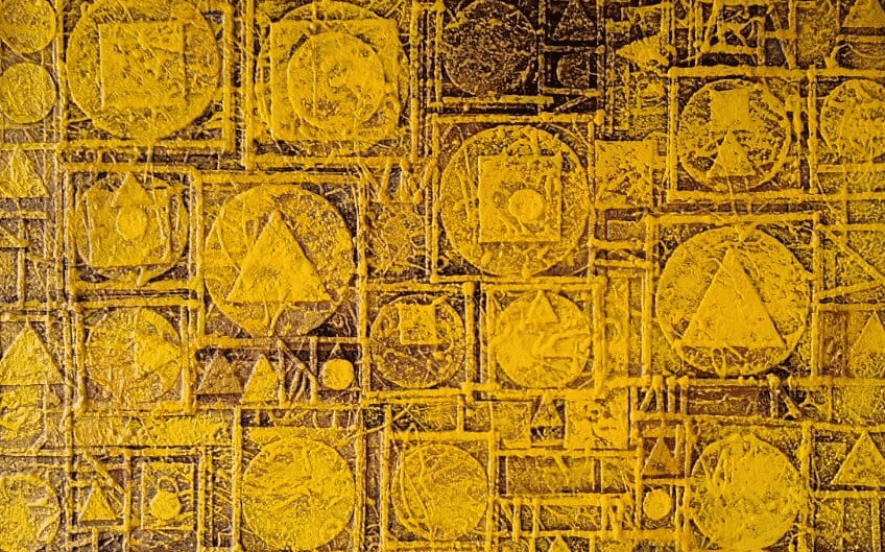 Photo essay titled "From Terracotta Temples to Textured Canvas"