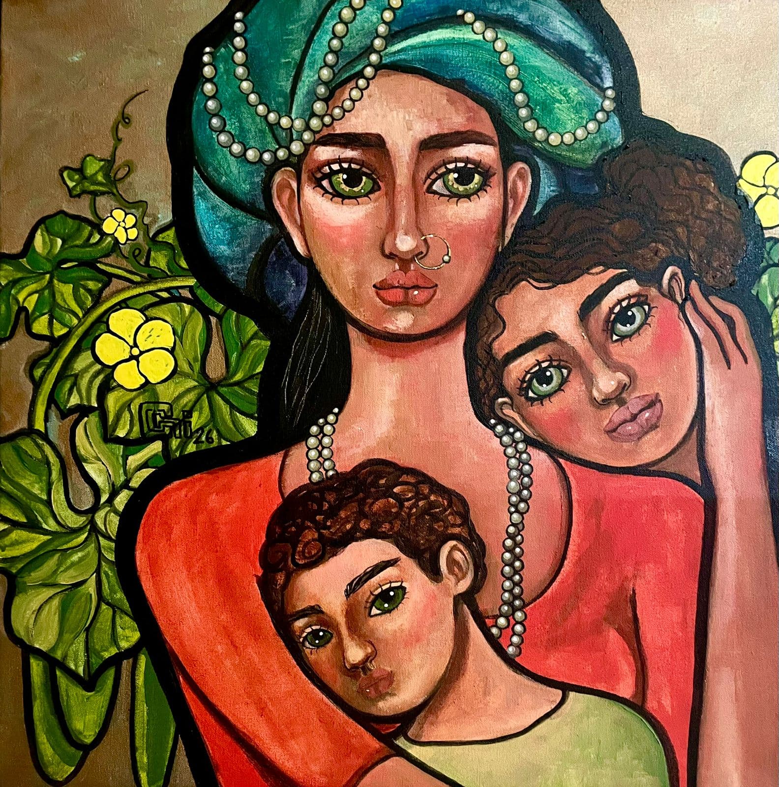 The Memory of Being Held - I by Suruchi  Jamkar