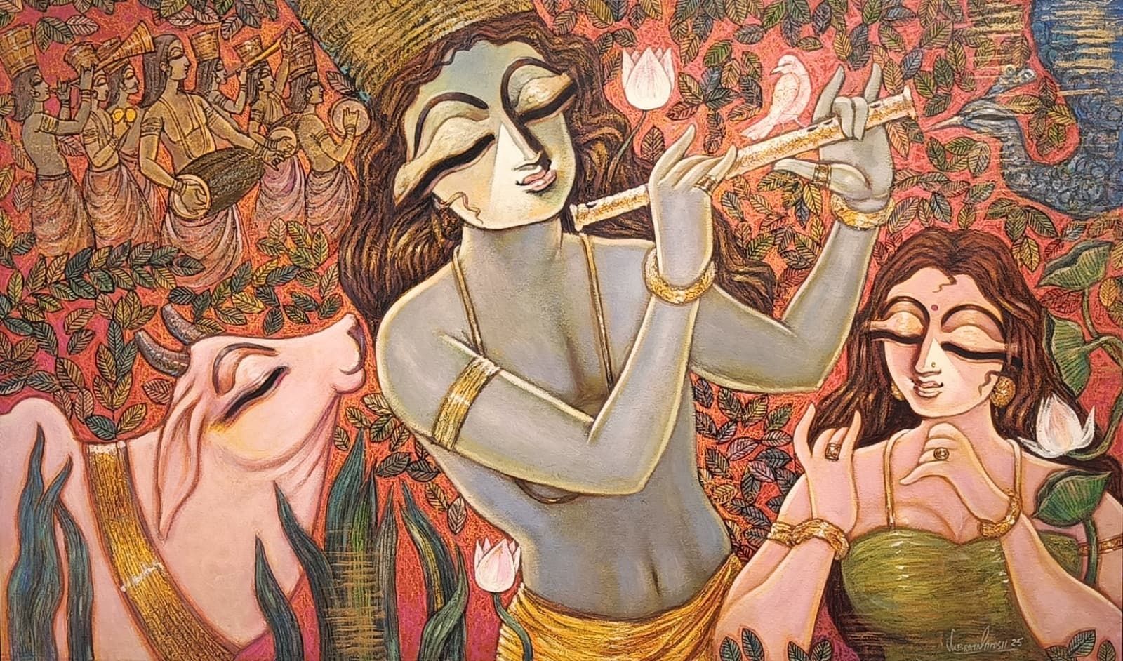 When the Flute Calls by Subrata Ghosh