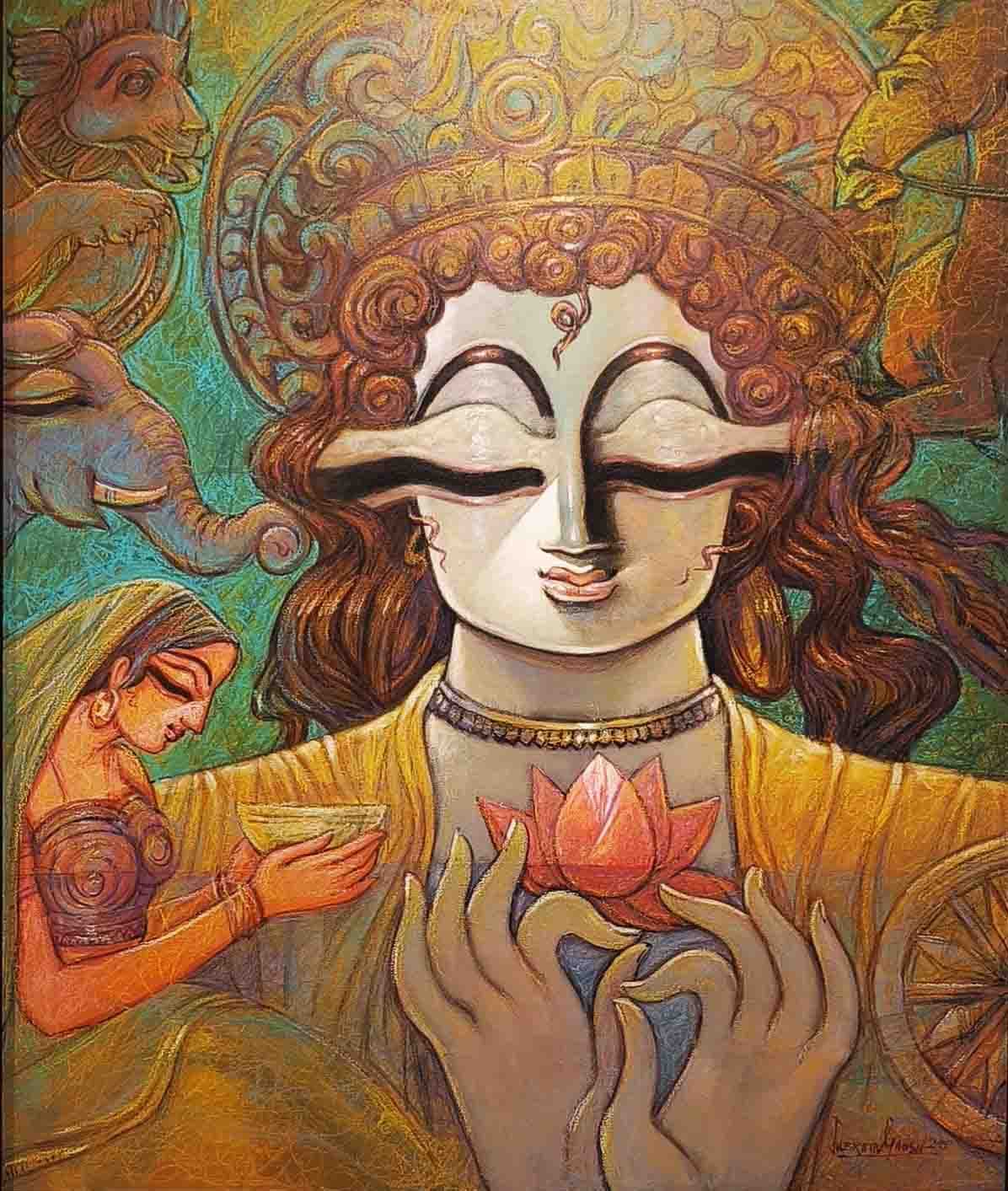 In Quiet Prayer by Subrata Ghosh