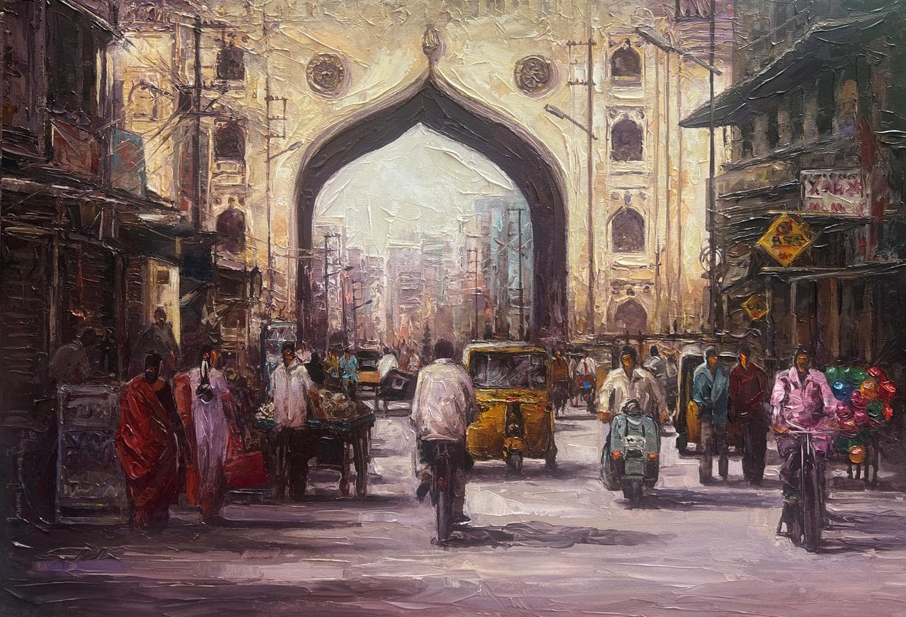 Charminar in Passing Moments by Iruvan Karunakaran