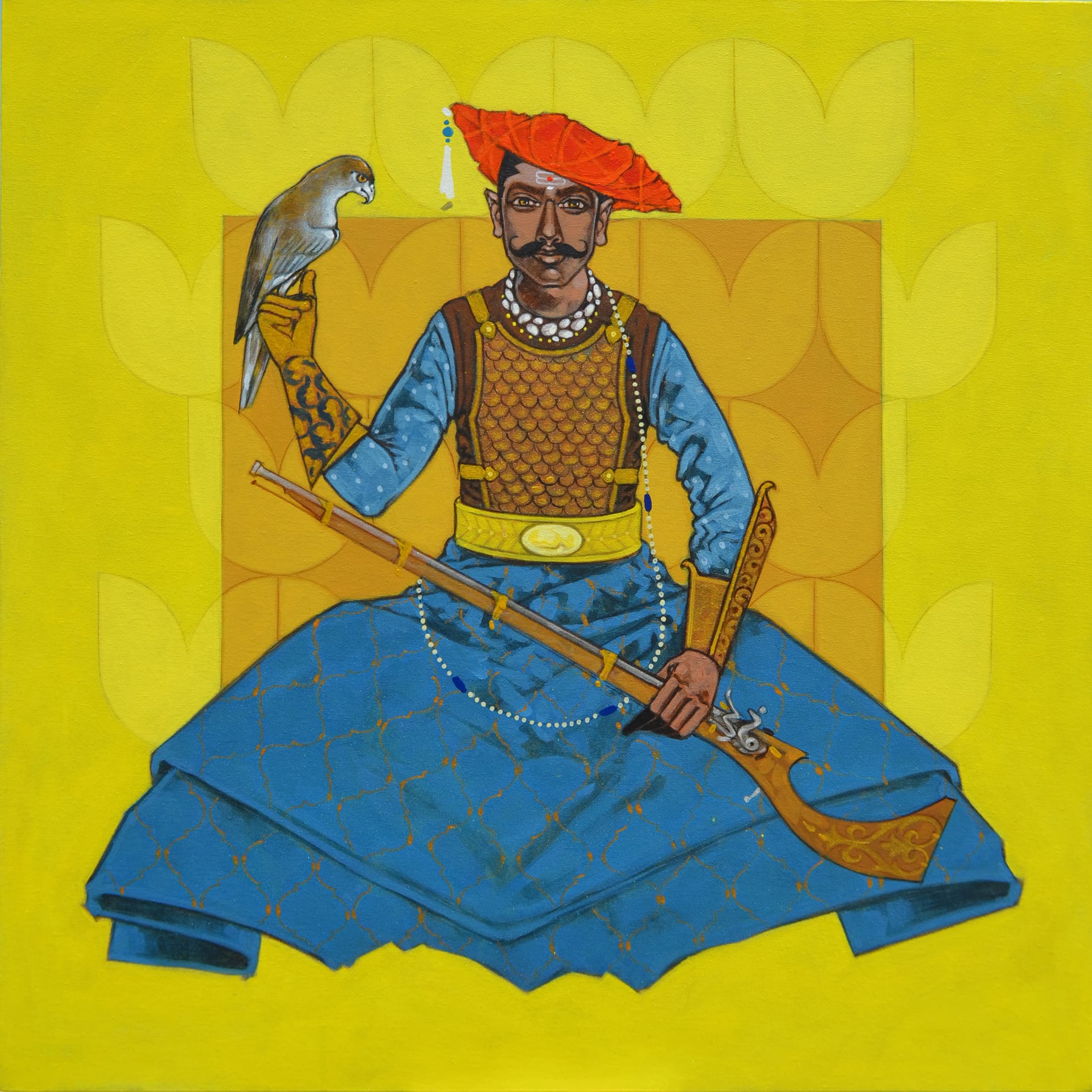 Royal Gaze – The Gilded Vision by Masuram Ravikanth