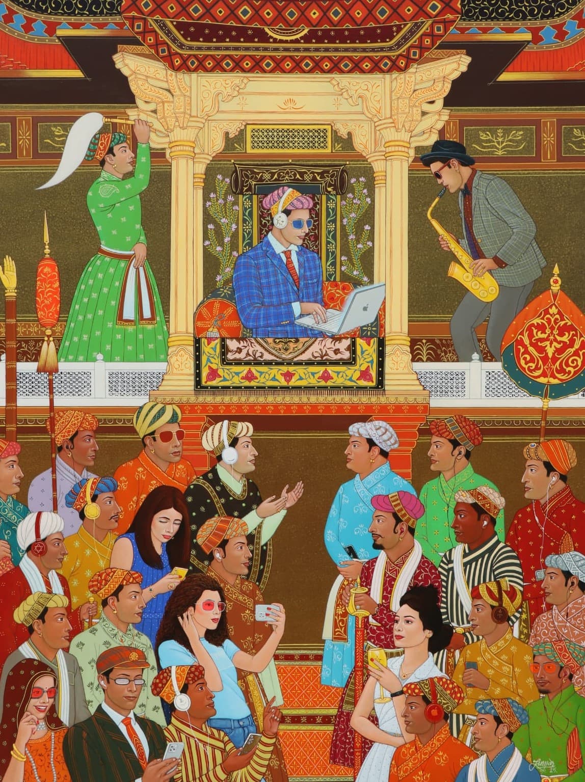 Democratic King by Shri Kumar Adhikari