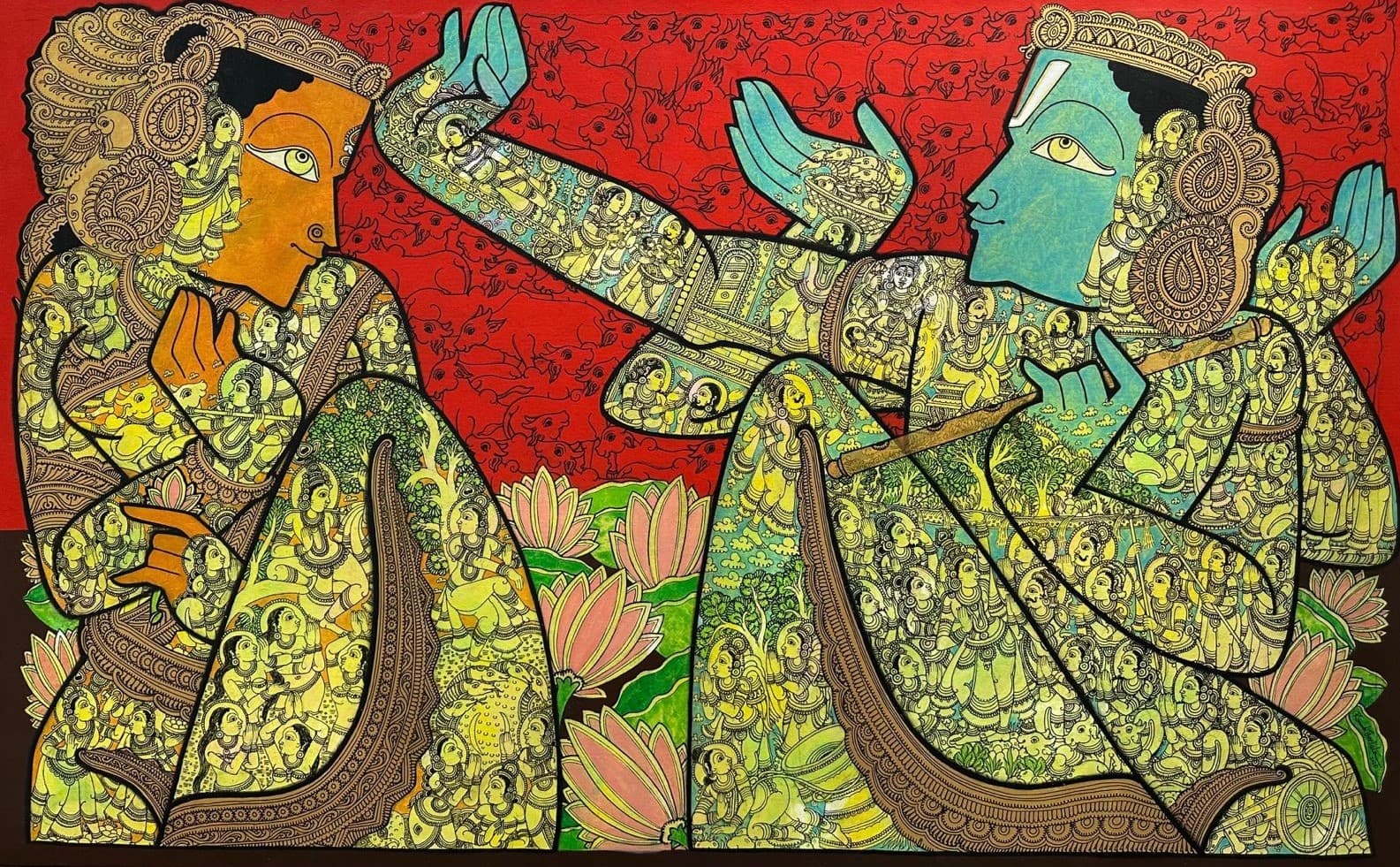 Radha Krishna by Ramesh  Gorjala 