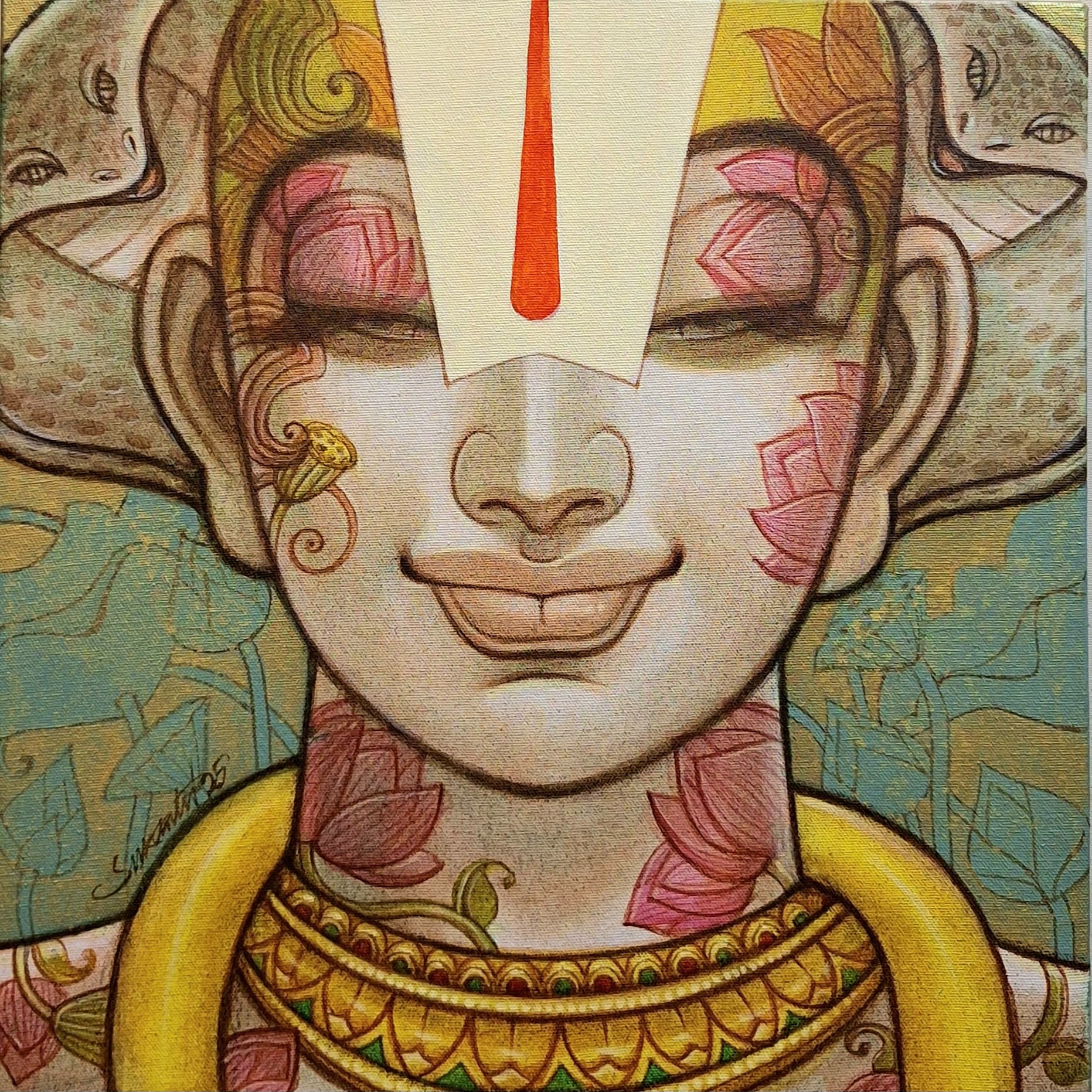 Lord Vishnu by Sukanta Das