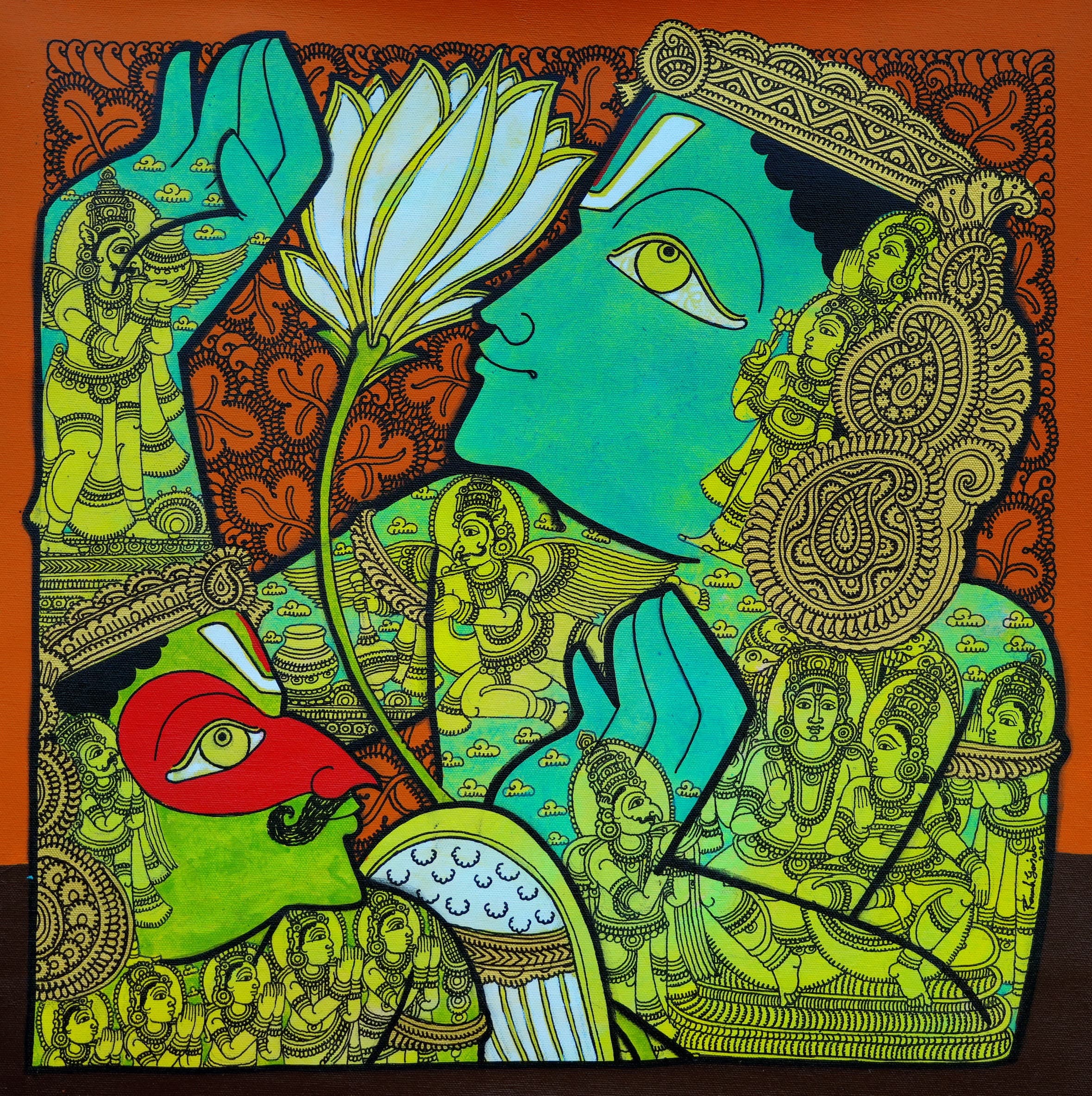 Vishnu Garuda by Ramesh  Gorjala 