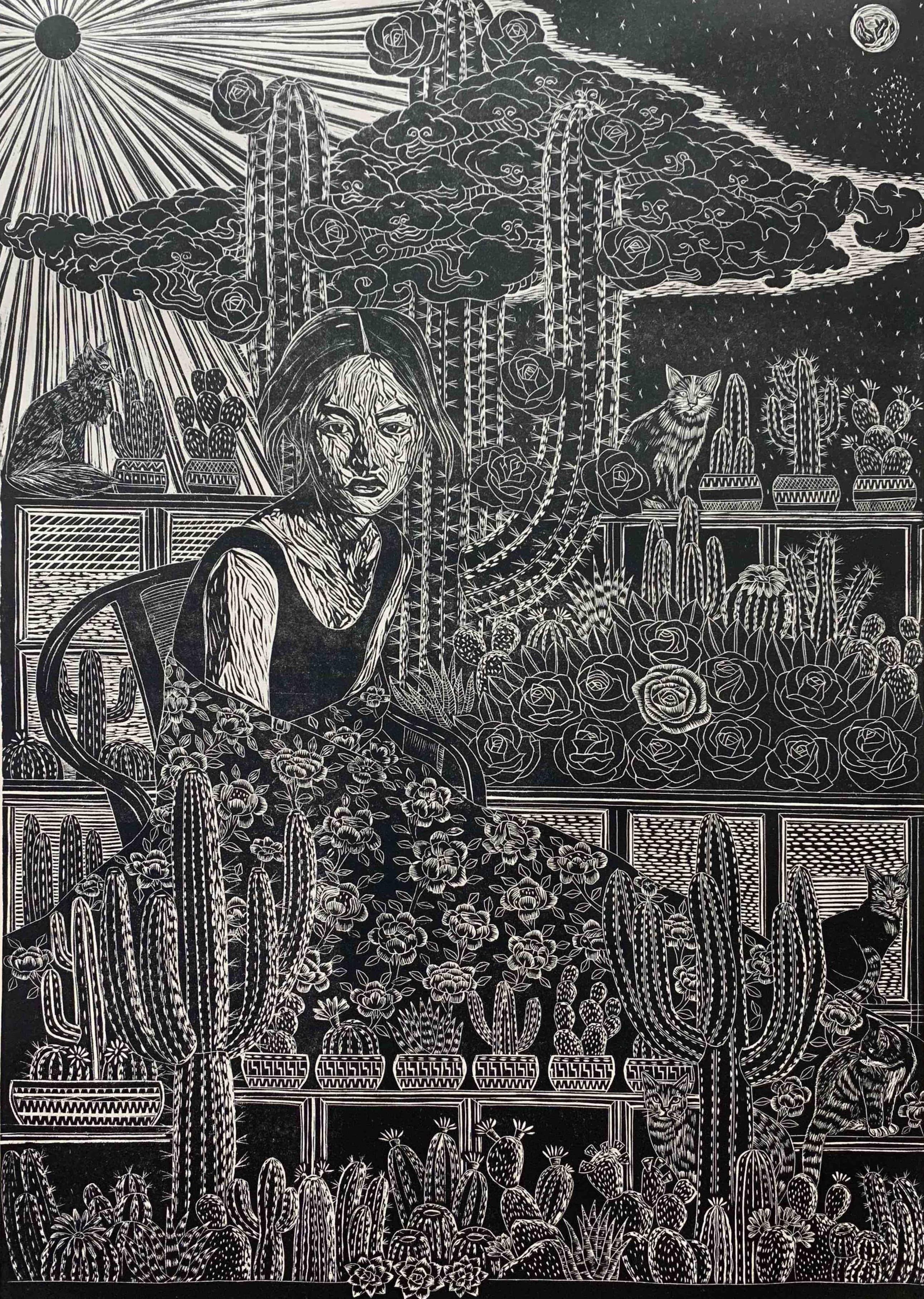 Rear Window - XXIII by Tsering  Negi