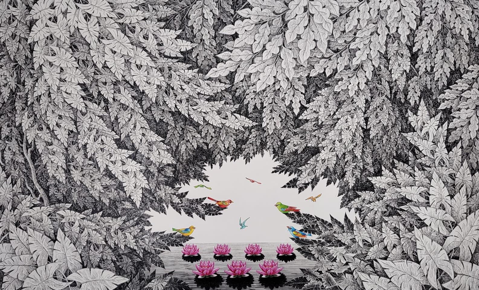 The Forest Pauses by Umakant  Kanade