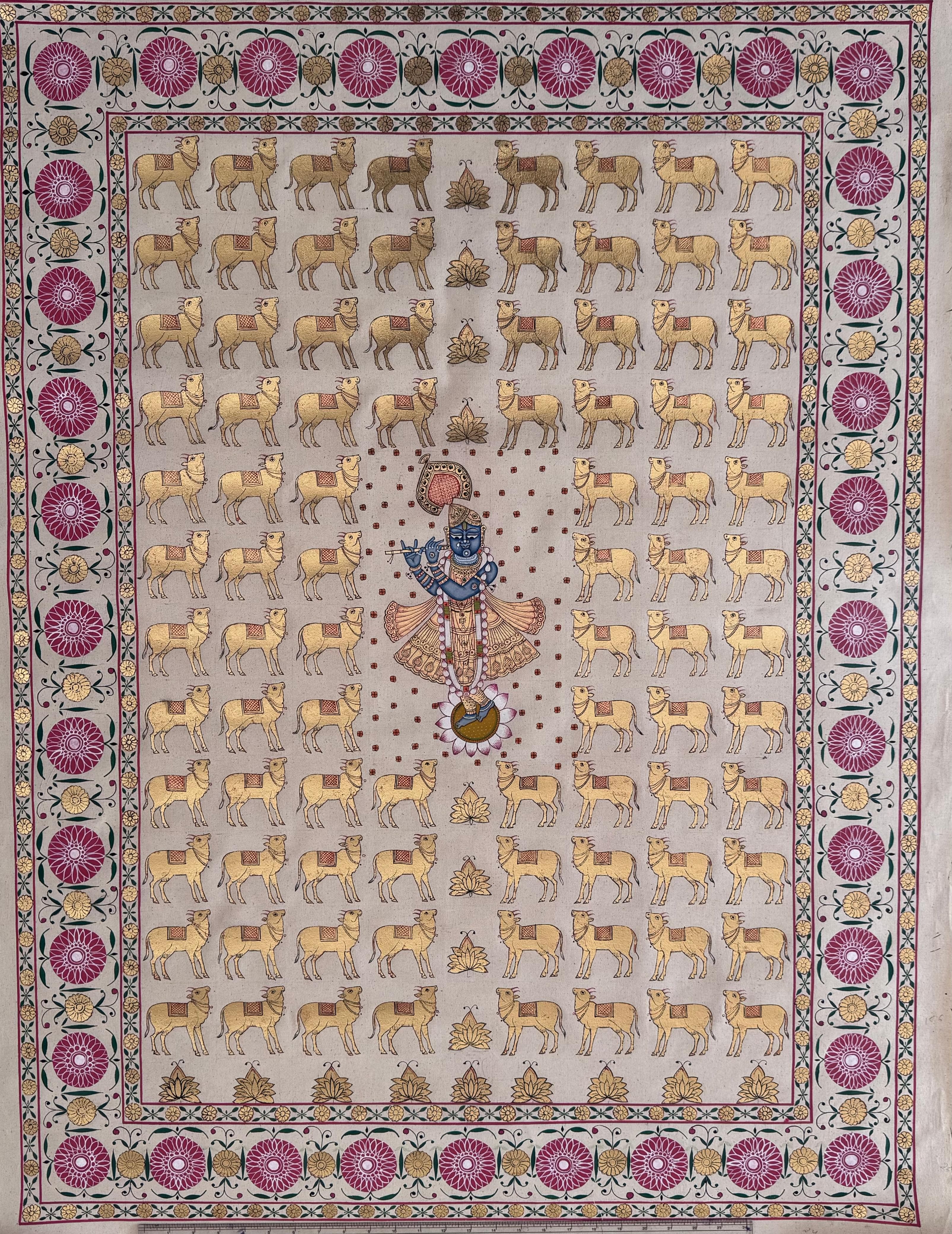 Gopashtami Pichwai-II by Kuldeepak Soni