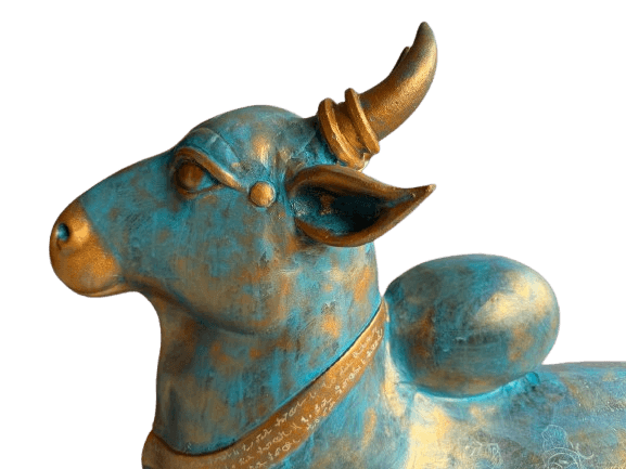 Nandi in Divine Stillness by Pramod Reddy