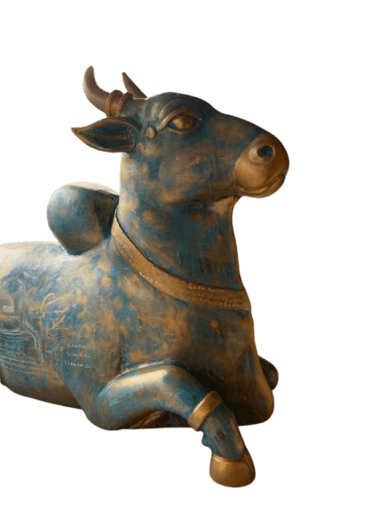 Nandi in Divine Stillness by Pramod Reddy