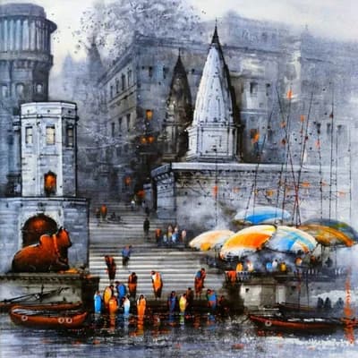 Where the Banaras Ghats Remember -  I