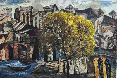 A Golden Tree in the City’s Silence