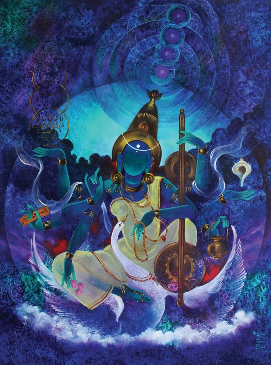 Maha Saraswati — Yograj Verma