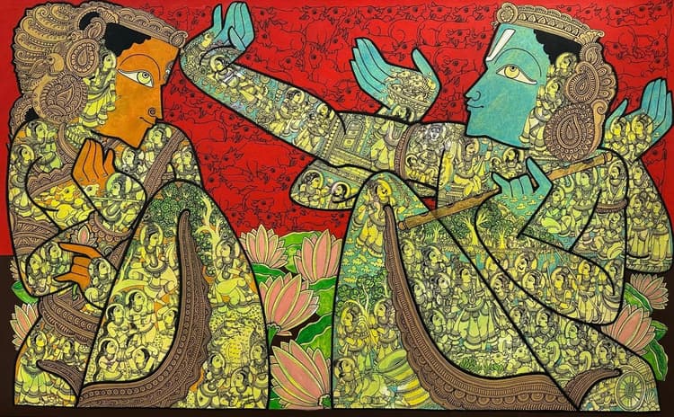 Radha Krishna by Ramesh Gorjala