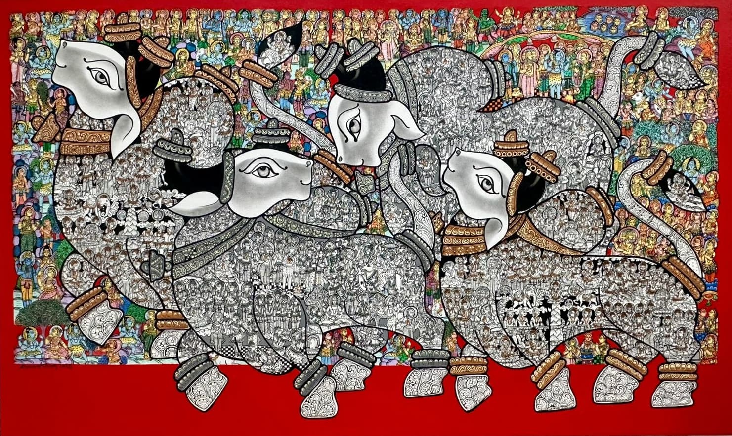 Nandi Bulls - II by Vivek Kumavat