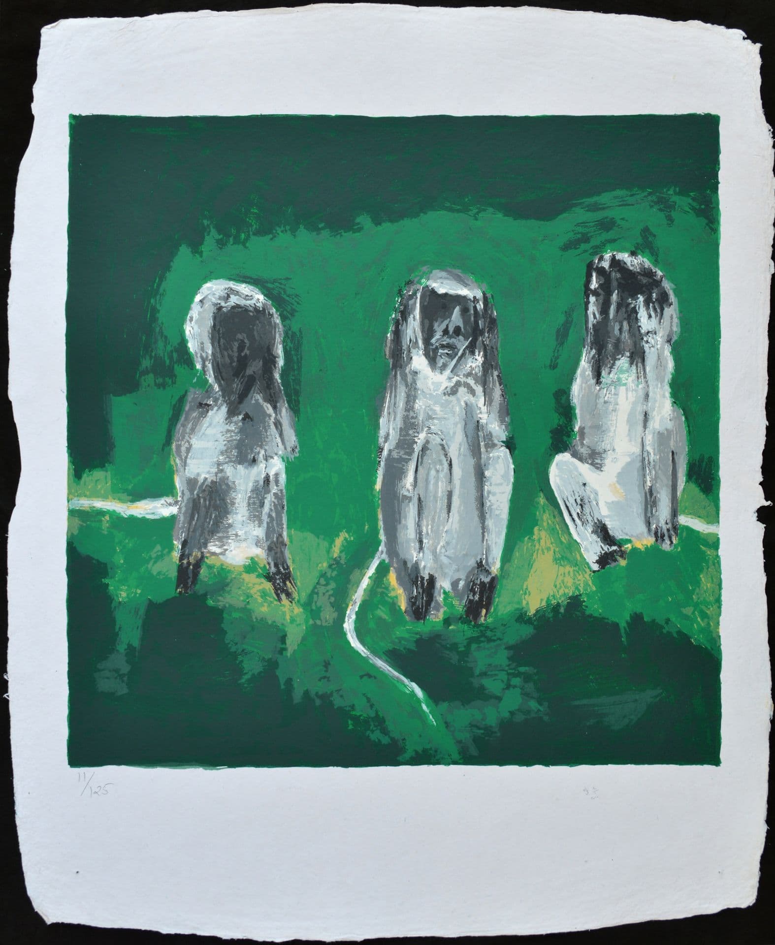 Three Monkeys by Haku Shah